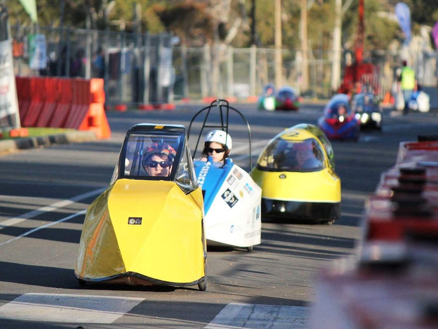 Human-powered vehicles in the pedal prix