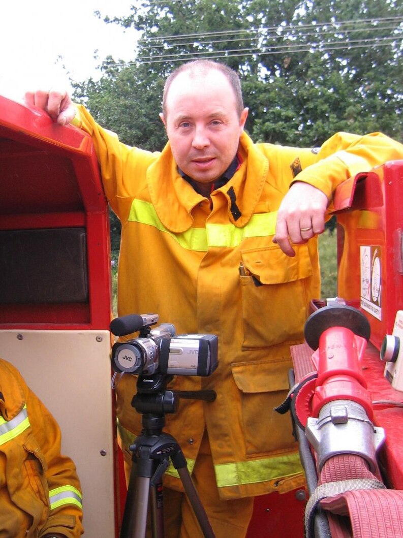 Volunteer firefighter Peter Harry