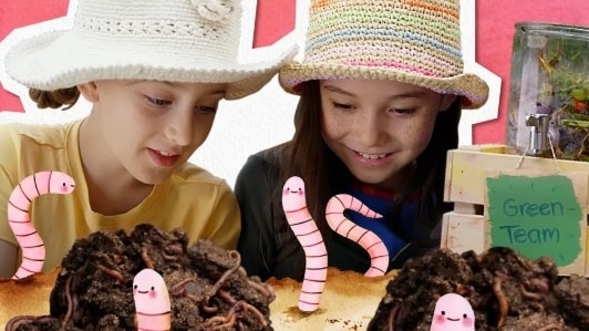 Gardening Australia Junior in Early Learning: Wrigglemania! Worms and Underground Life - ABC Kids