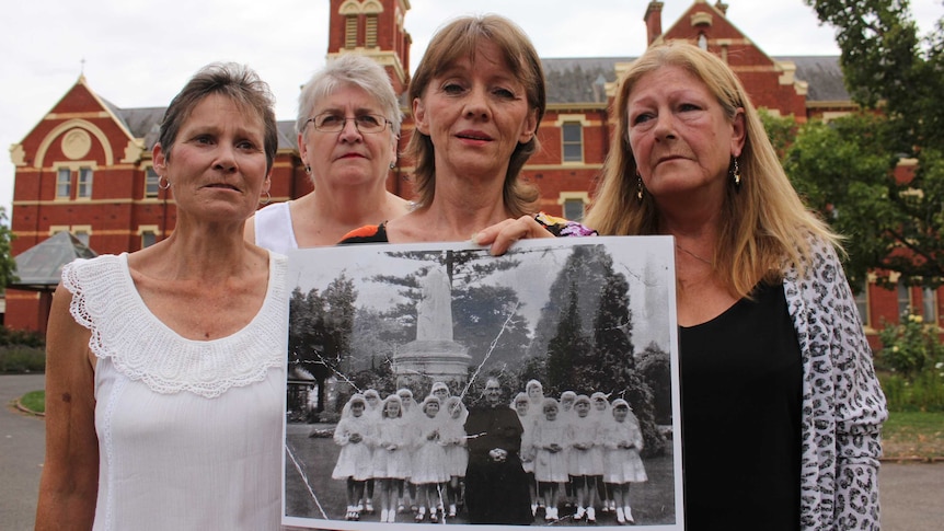 Abuse victims confront who confronted nuns