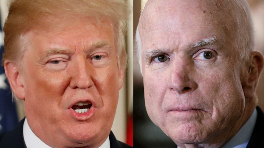 Donald Trump and John McCain feuded for years.
