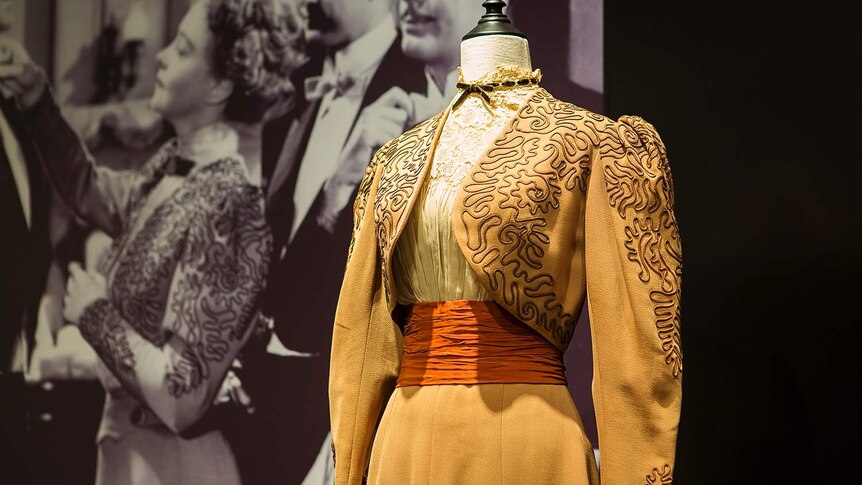 Lillian Gish wore this yellow embroidered Edwardian-style suit in the 1946 film, Miss Susie Slagle's.