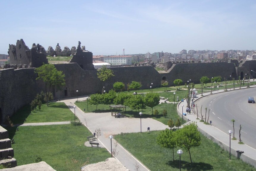 Diyarbakir fortress in Turkey