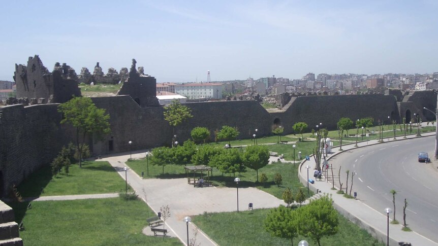 Diyarbakir fortress in Turkey