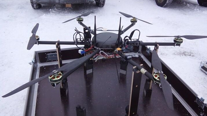A drone used by Aerorozvidka