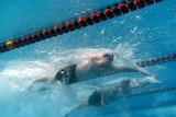 Invictus Games competitor Jesse Costello training for his swimming events