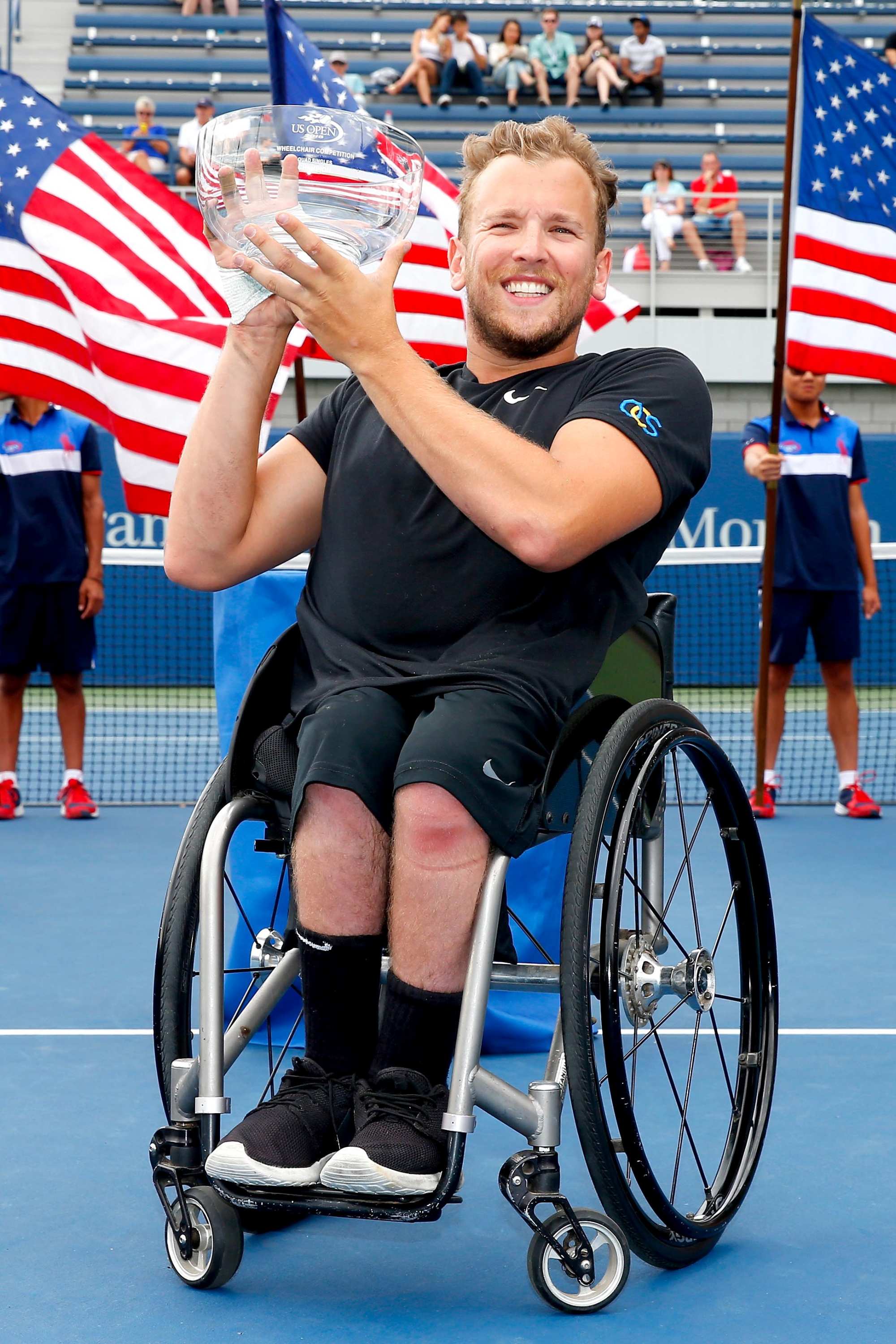 US Open: Australian Dylan Alcott wins 'epic' wheelchair quad tennis ...