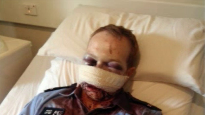Wyndham constable Dave Rudd in hospital from bashing