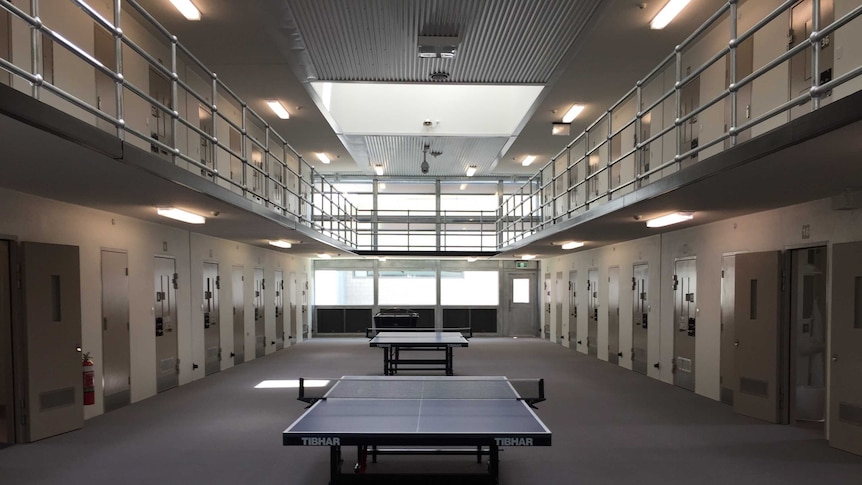 Inside Melbourne's Ravenhall Prison.