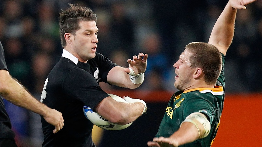 Cory Jane makes his mark on the South African defence.