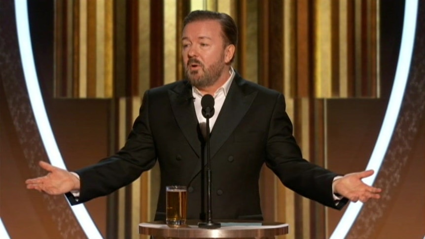 Ricky Gervais checks in on Oscars