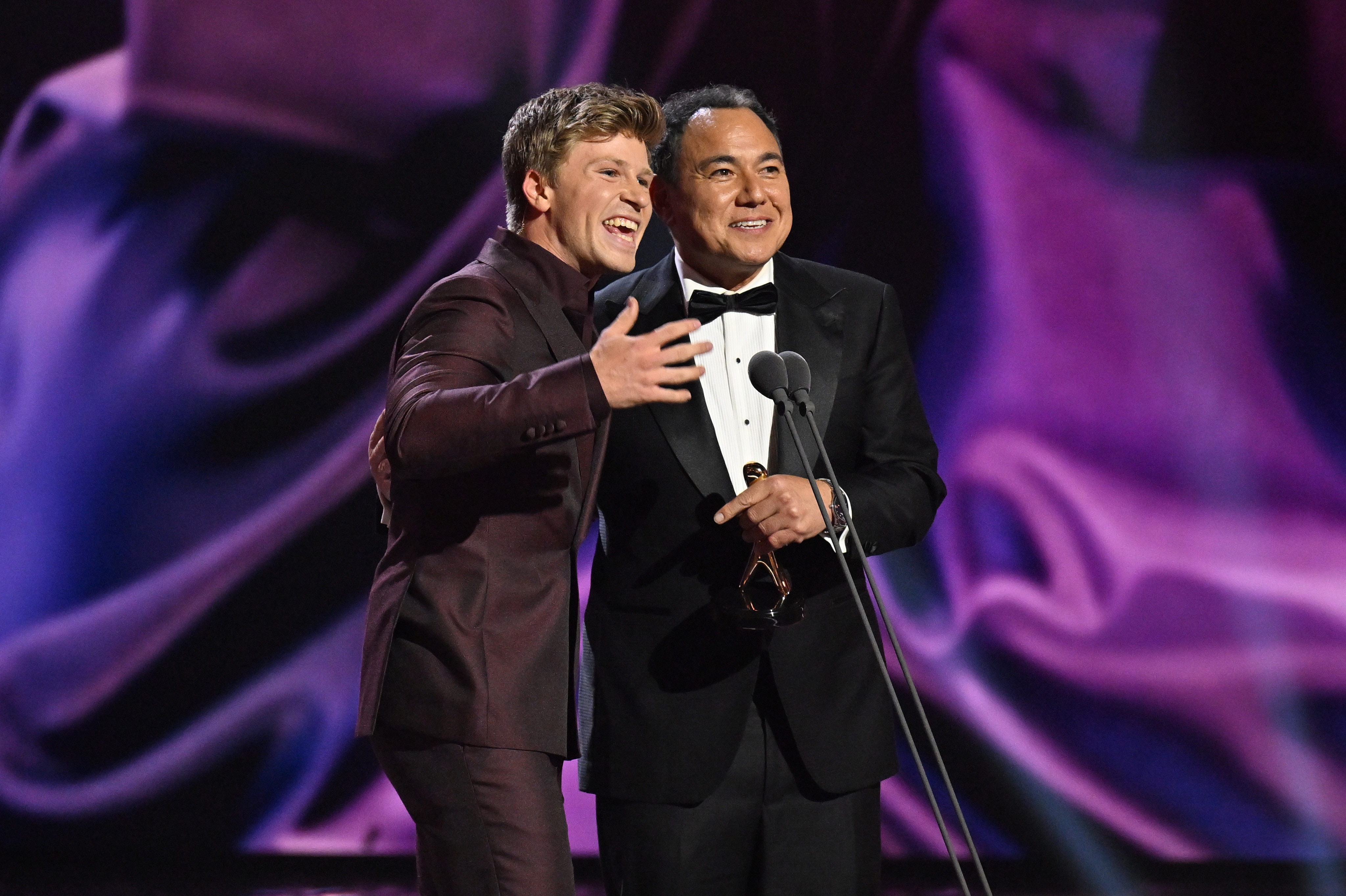 Sam Pang wins gold Logie as Robert Irwin unleashes the reptiles