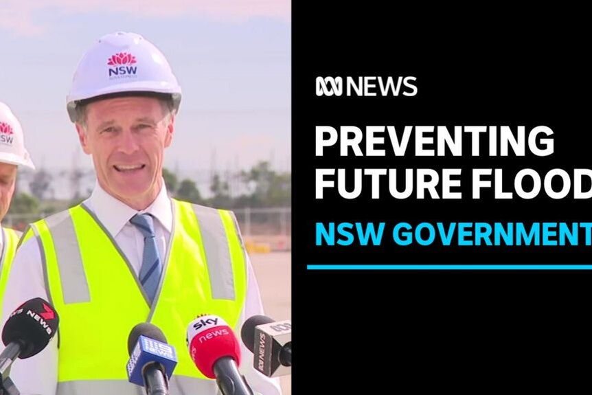 Preventing Future Floods, NSW Government: NSW Premier Chris Minns at a press conference.