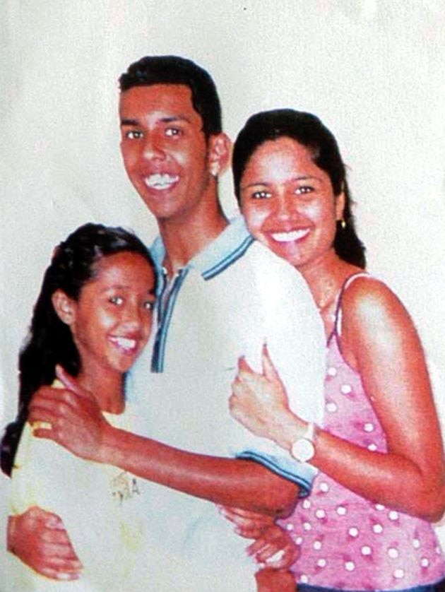 (LtoR) Sidhi, Kunal and Neelma Singh were murdered at their Bridgeman Downs home in 2003.