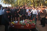 Jacintha Saldanha's family attend her funeral