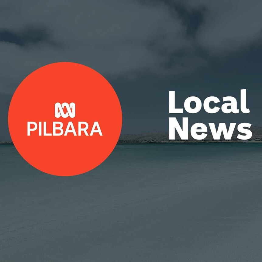 A white curving beach with ABC Pilbara Local News logo superimposed over the top.