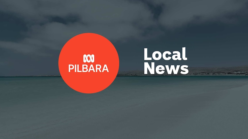 A white curving beach with ABC Pilbara Local News logo superimposed over the top.