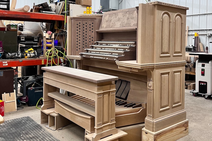 th eorgan that has been constructed by dobson piper organ builders for st james' church in sydney 