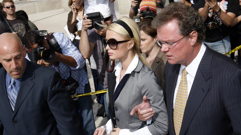 Sent back to jail: Paris Hilton (File photo)