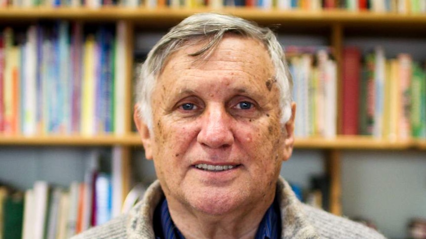 John Marsden in the office at his Candlebark School.