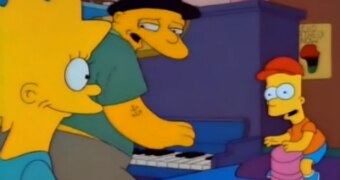 A scene from the Simpsons