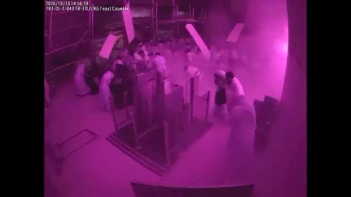 CCTV vision of Houthi attacks on Saudi airport - ABC News