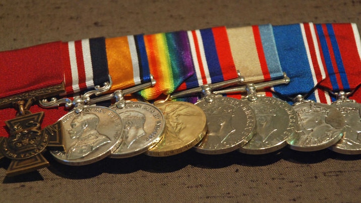 A Victoria Cross and other military medals awarded to Lieutenant George Ingram