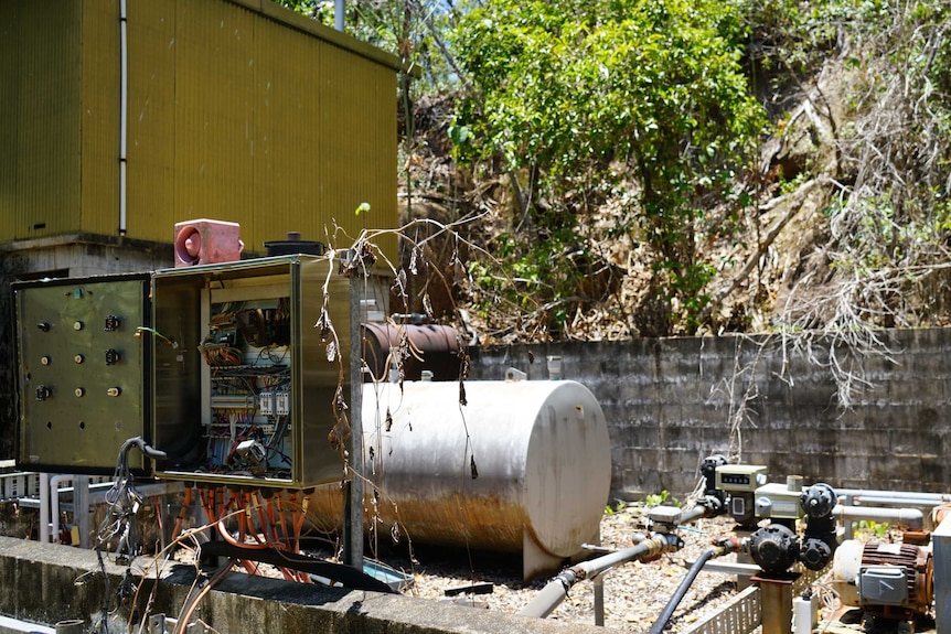 Burnt out electrical system on Hinchinbrook Island