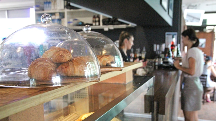 Staff working at a Gold Coast cafe