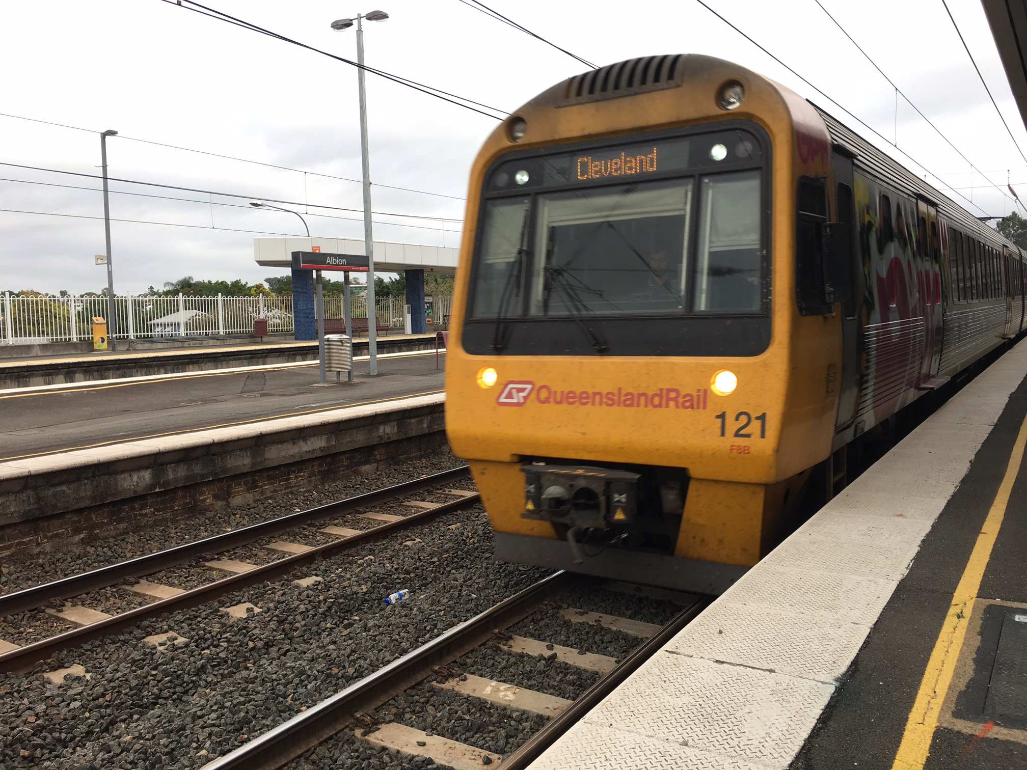 A Queensland Rail passenger train