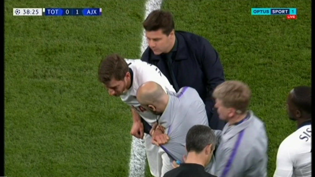 Jan Vertonghen suffers head injury in Champions League match - ABC News