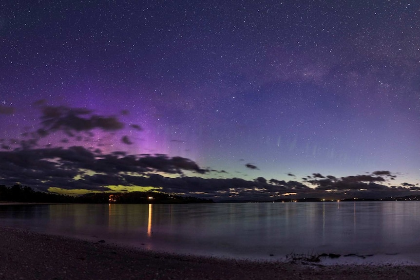 Craig Stevens' photo of aurora australis, Tasmania, 5 November, 2018.