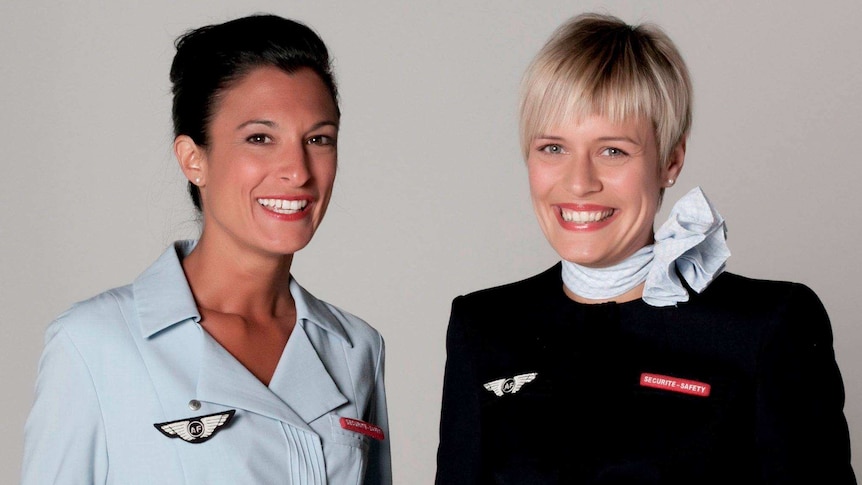 Air France air hostesses.