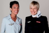 Air France air hostesses.