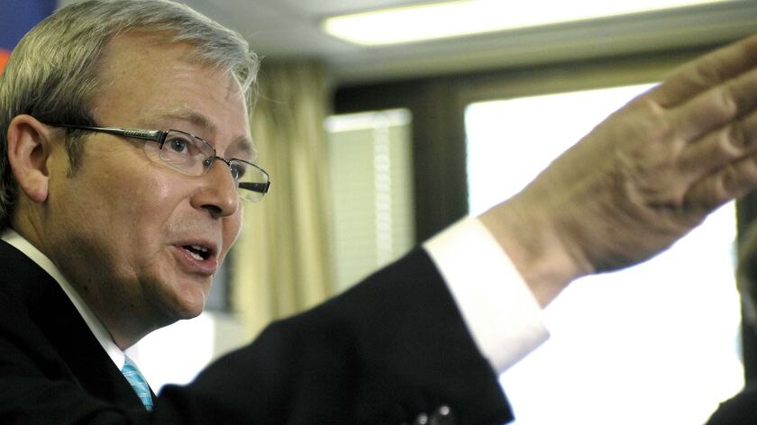 Federal Opposition Leader Kevin Rudd