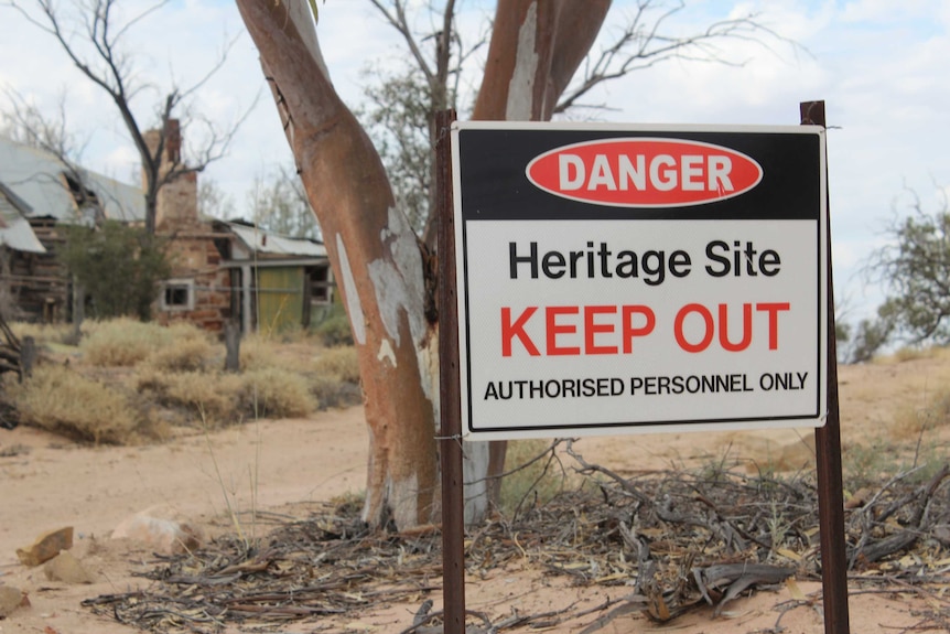 A heritage site on Roxby Downs Station