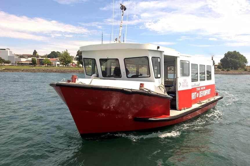 A ferry on a river