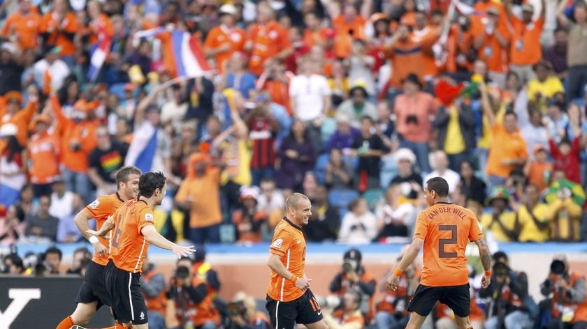 Sneijder's goal was ultimately enough to see off Japan and secure progress to the knockout rounds.