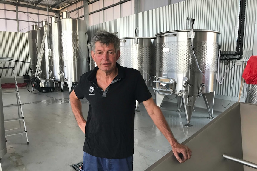 Tim High of Moores Hill winery