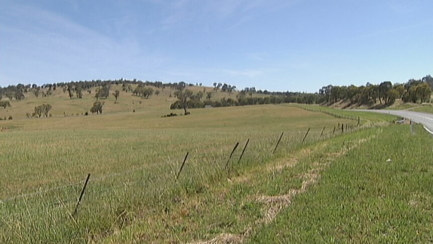 Land bordered by a road to become part of the new suburb of Whitlam.