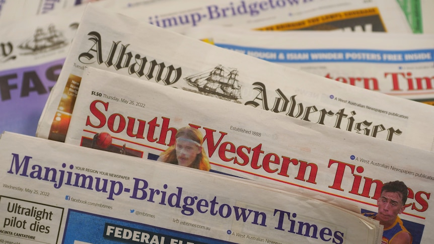 An assortment of newspapers