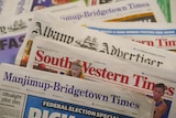 An assortment of newspapers