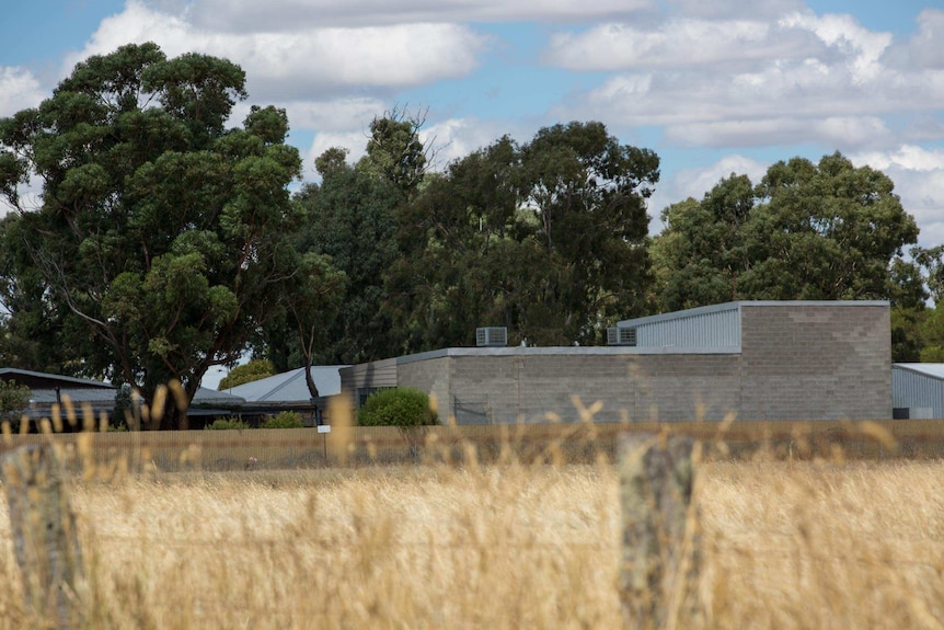 The Hopkins Correctional Centre as pictured from an adjacent field.