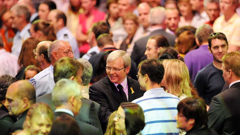 Kevin Rudd: 'We saw the worst of nature but the best of humanity'