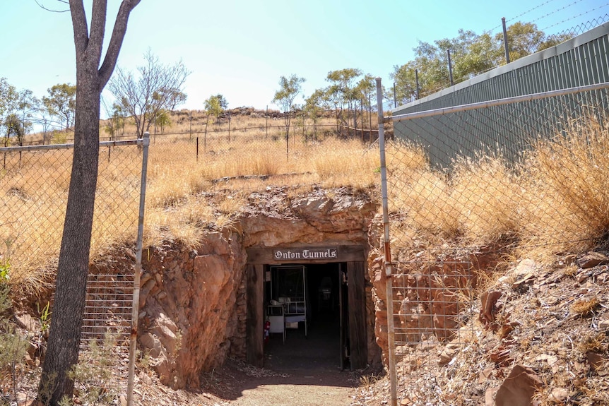 The entry to Mount Isa's Underground Hospital