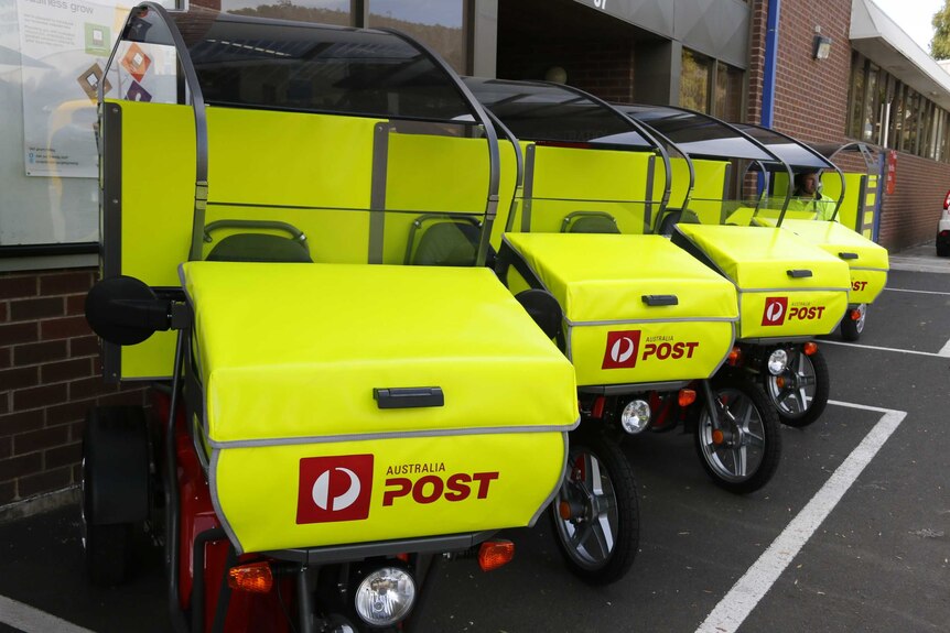 Electric tricycles being tested in Hobart
