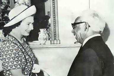 The Queen with Douglas Nicholls