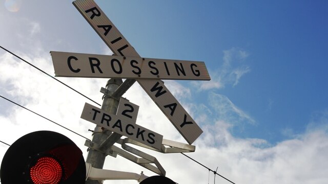 TasRail says there have been recent reports of schoolgirls playing "chicken" with trains.
