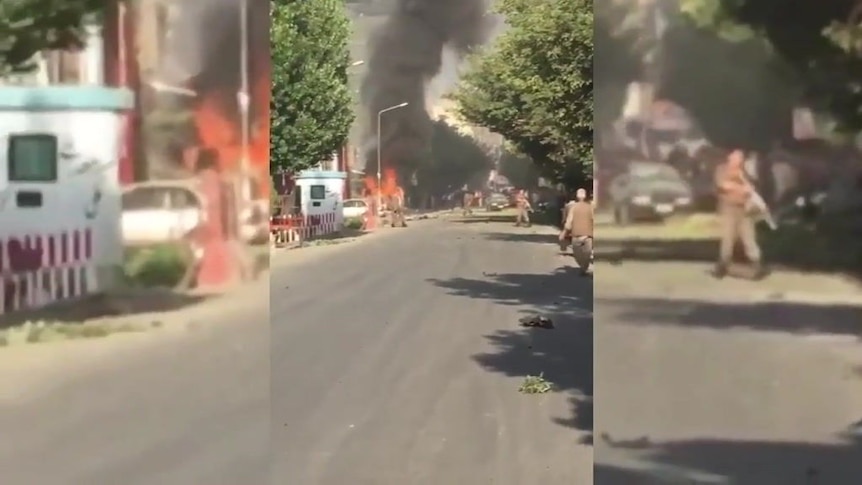 Kabul car bomb kills at least 24, officials say