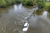 Cahill's Crossing car submerged